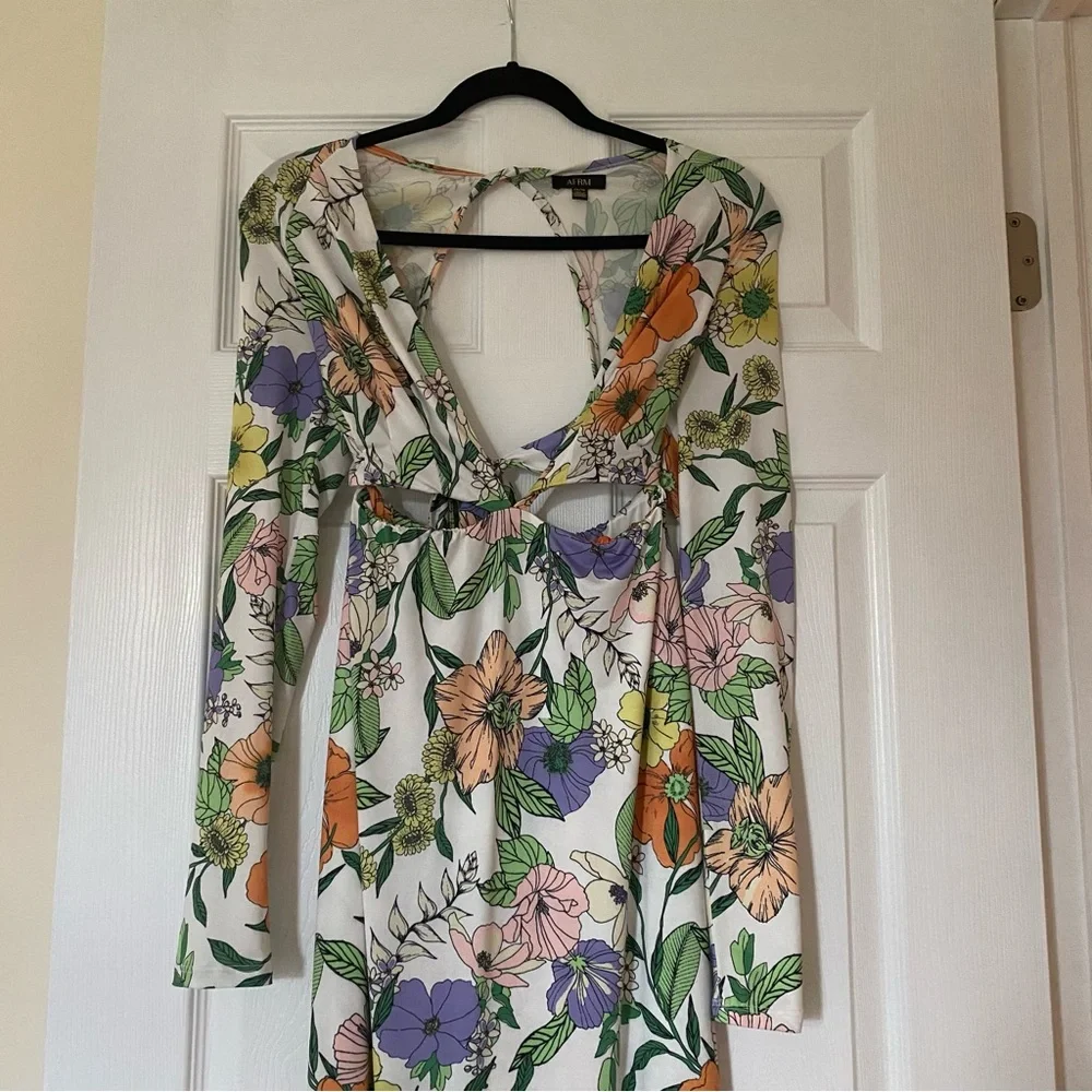 AFRM Floral Cut Out Maxi - Picture 3 of 4